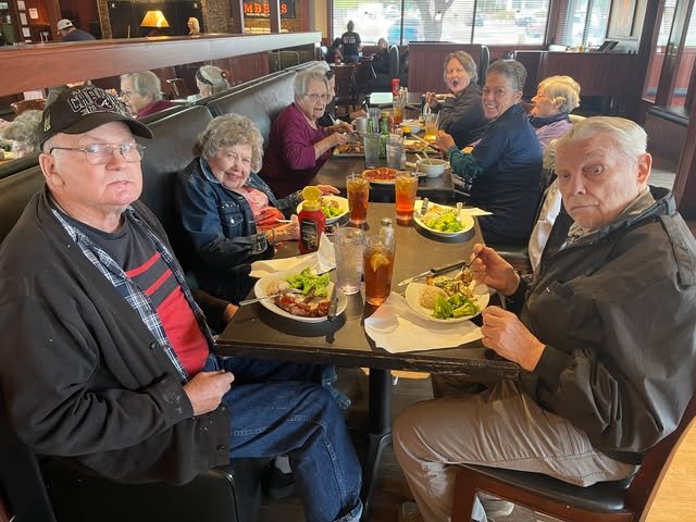 Community group meal outing